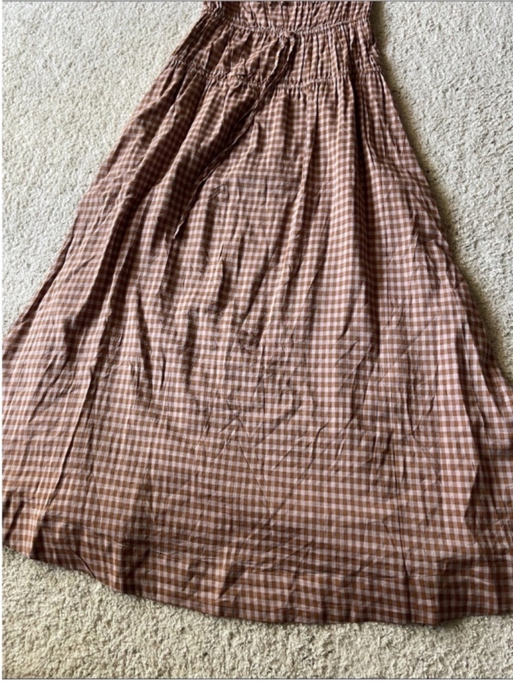 Reformation Rhett Midi Dress in Audrie Check - Picture 7 of 11
